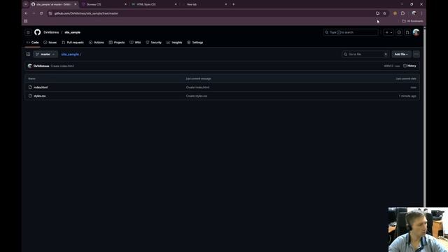 How to view HTML and CSS on GitHub as a website смотреть онлайн