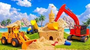 МУЛЬТИК МАШИНКИ ВИДЕО ПРО МАШИНКИ СТРОИТЕЛЬНАЯ ТЕХНИКА СТРОИМ ЗАМОК ЦВЕТНЫЕ МАШИНКИ ИГРУШКИ МАШИНКИ