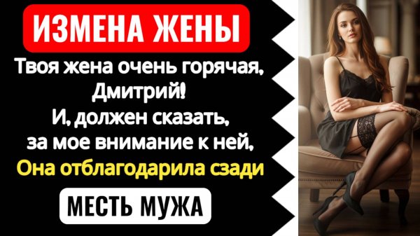 Два дня жена ГОРЯЧО благодарила любовника за внимание. Позже я узнал как именно...