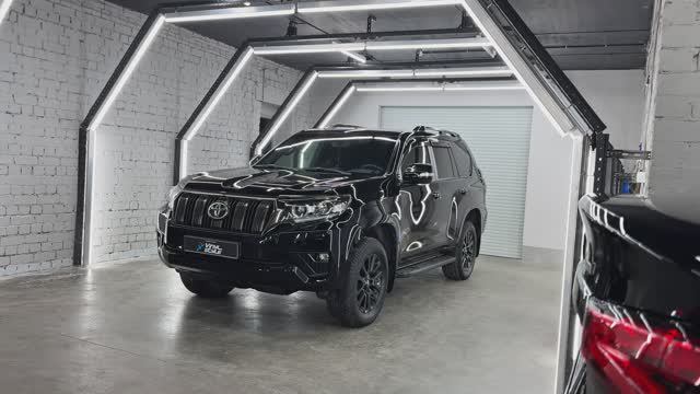 Toyota Land Cruiser Prado - полировка кузова и нанесение керамики, перешив руля смотреть онлайн
