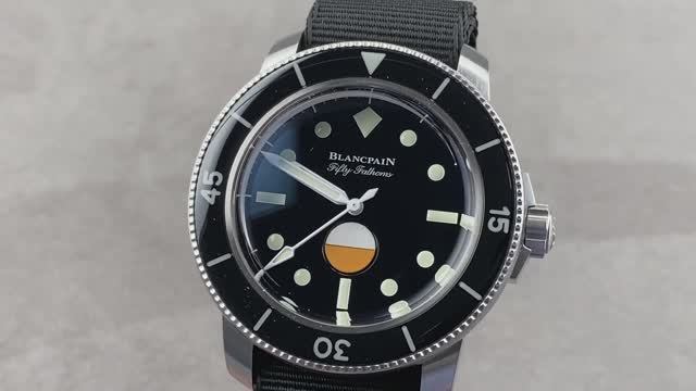 Часы Blancpain Fifty Fathoms MIL-SPEC "Hodinkee Limited Edition" 5008-11B30-NABA