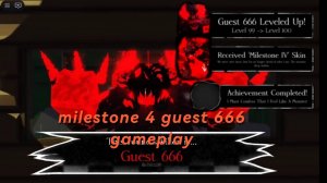Milestone 4 guest 666 Gameplay ( спасите гашарпуна )