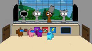 АМОГУС ПРОТИВ СПРУНКИ ПИНКИ И ТЕЛЕВИЗОРА, АНИМАЦИЯ