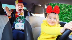 Милана с папой поменялись местами. Забавная история для детей