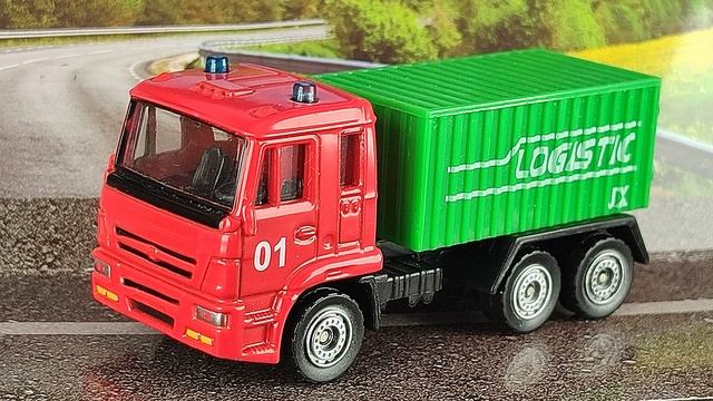 КАМАЗ ГРУЗОВИК С КОНТЕЙНЕРОМ смотреть онлайн