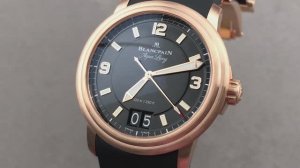 Обзор часов Blancpain Leman Aqua Lung Grande Date 2850B-3630A-64B