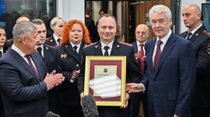 Сергей Собянин открыл два современных здания ОВД ко Дню полиции в Москве