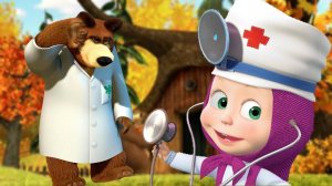 Маша И Медведь! Доктор Маша В новой Игре! лечим Зверей!