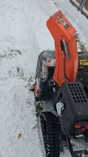 YardFox spro 6654 420cc по мокрому снегу