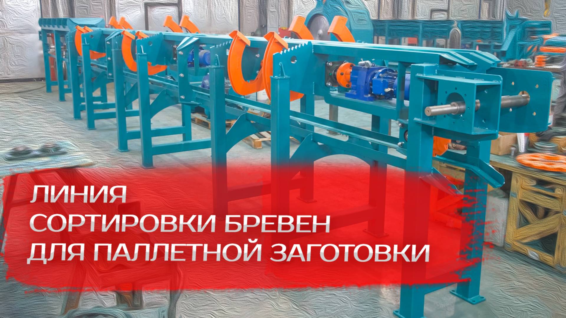 Линия сортировки бревен для паллетной заготовки смотреть онлайн