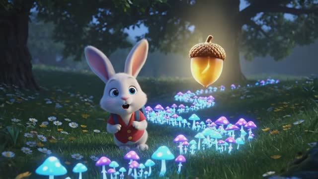 Кролик Тим и Волшебный Жёлудь: Приключения в Лесу | Мультфильм для детей.