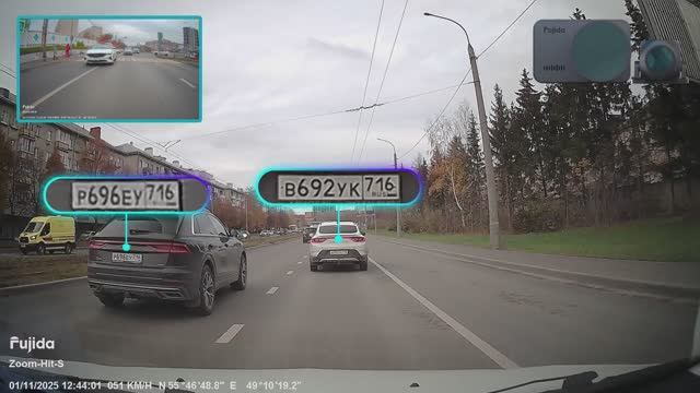 Fujida Zoom Hit S Duo WiFi - дневная и ночная съёмка