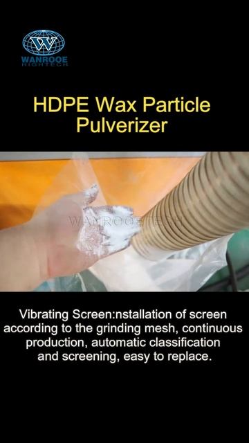 Пластиковая мельница для измельчения ПНД с воском смотреть онлайн