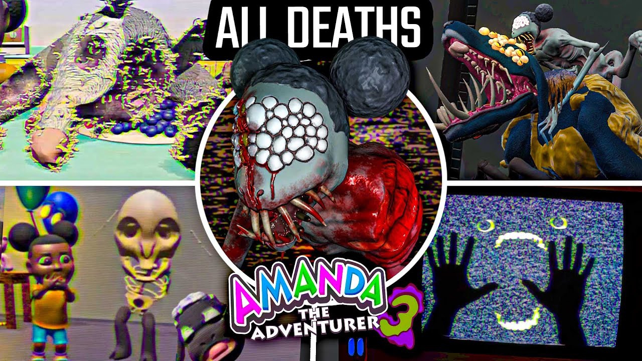 ВСЕ СМЕРТИ в Аманде 3 (Шерстистый,Сэм Колтон,Опоссум) - Преключения Аманды 3 [ВЗЛОМ] Показ смотреть онлайн