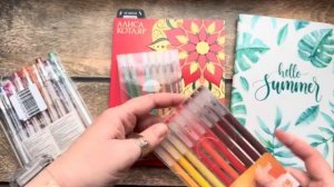 Хобби-Влог Обзор покупок Начинаю новую раскраску Болтаю #хобби #раскраска #покупки #обзор