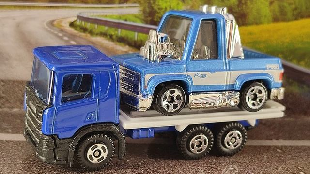 Scania R эвакуатор с пикапом смотреть онлайн