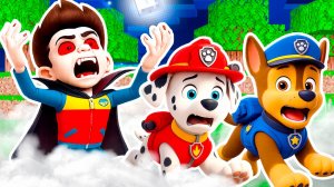 ВОССТАНИЕ ВАМПИРОВ ЩЕНЯЧИЙ ПАТРУЛЬ в МАЙНКРАФТ PAW PATROL МУЛЬТИК РАЙДЕР МАРШАЛ СКАЙ ГОНЩИК