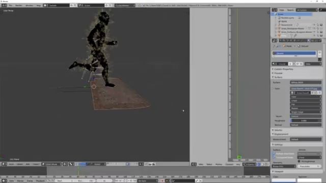Разбивка VFX Бегущий по траве - Ускоренная съёмка