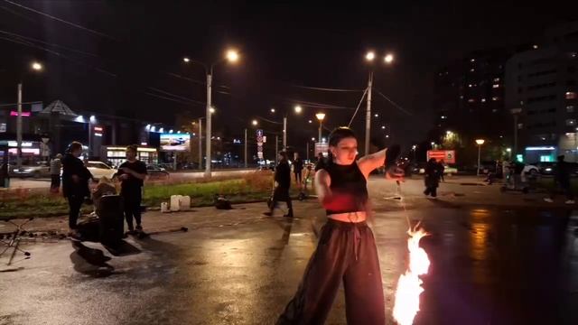 Файер-шоу в Санкт-Петербурге. Ноябрь. 2025 год. смотреть онлайн