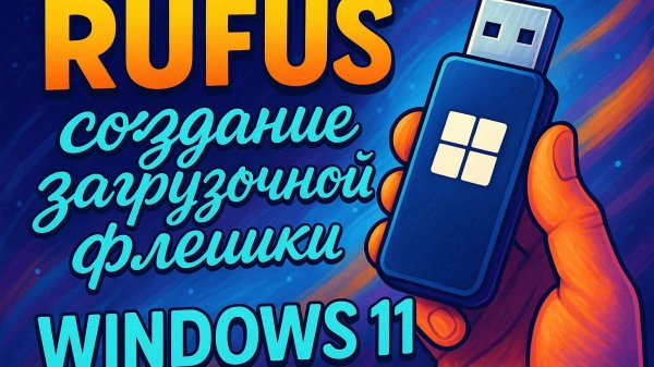 Rufus создание загрузочной флешки с Windows 11