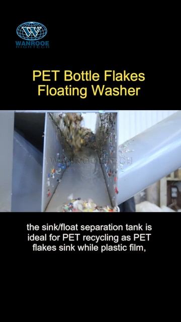 Флотационный мойщик для переработки ПЭТ-флэкс смотреть онлайн