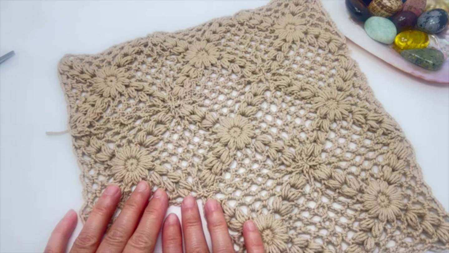 Ажурный мотив крючком для начинающих ✨ — Вязание крючком простые узоры смотреть онлайн