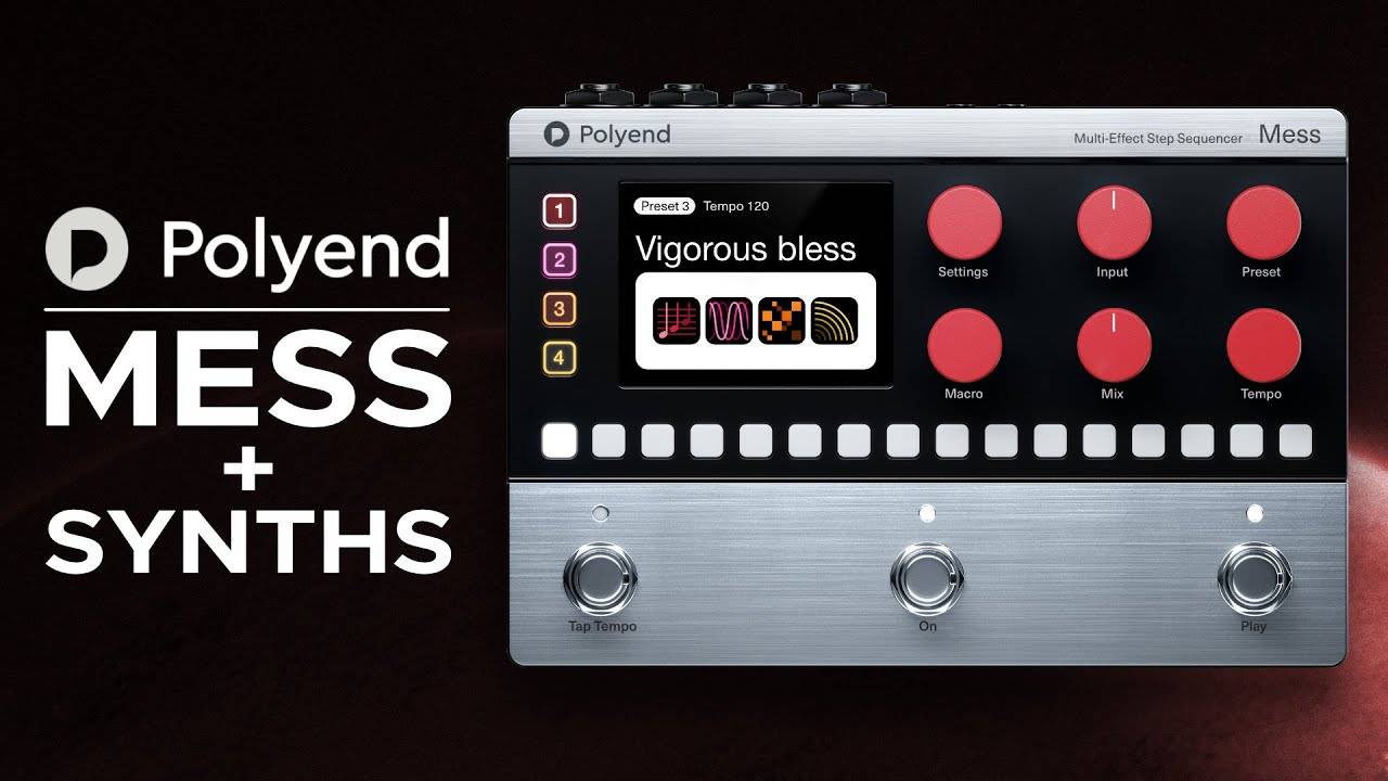 Polyend Mess + Synths: Presets for Ambient, Techno and Electronica  (No Talking)