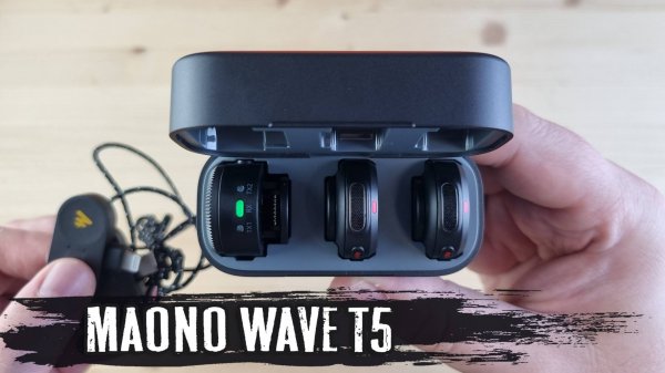 Обзор микрофонной системы Maono Wave T5: шикарная петличка с богатыми возможностями