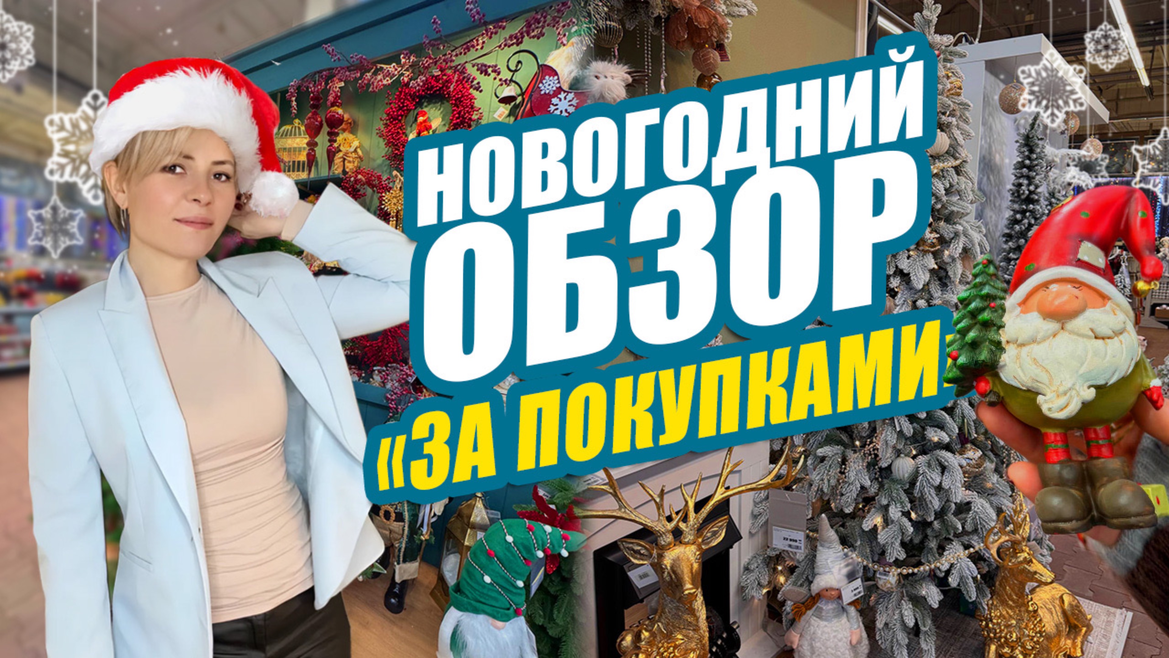 НОВОГОДНИЙ ОБЗОР. ЗА ПОКУПКАМИ! и украсим подоконник