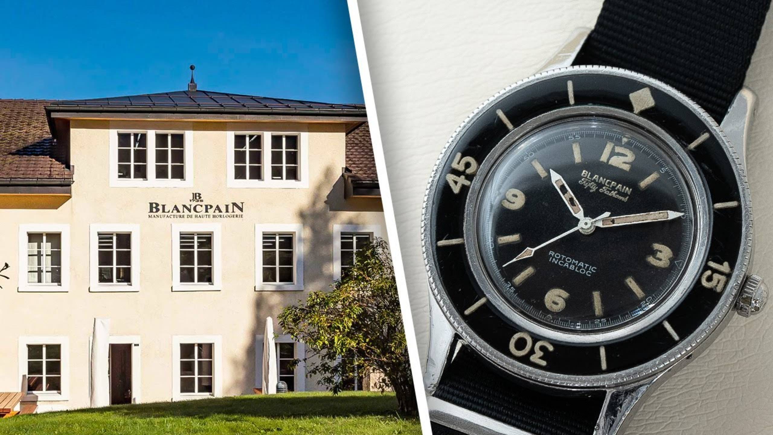 Посещение часовой мануфактуры "Blancpain" (с переводом на русский язык)