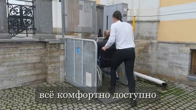 Подъемник Лифтрон-1600 в храме в Санкт-Петербурге смотреть онлайн