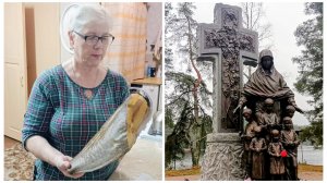 "Жизнь на пенсии".. Купила палтуса.)) Заехали посмотреть новый Мемориал - узникам концлагеря.