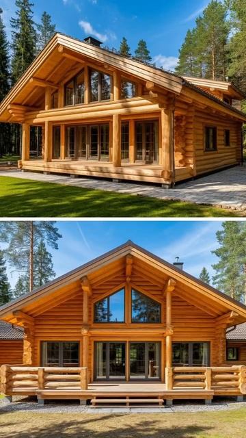 Рубка сруба. Канадская чаша.