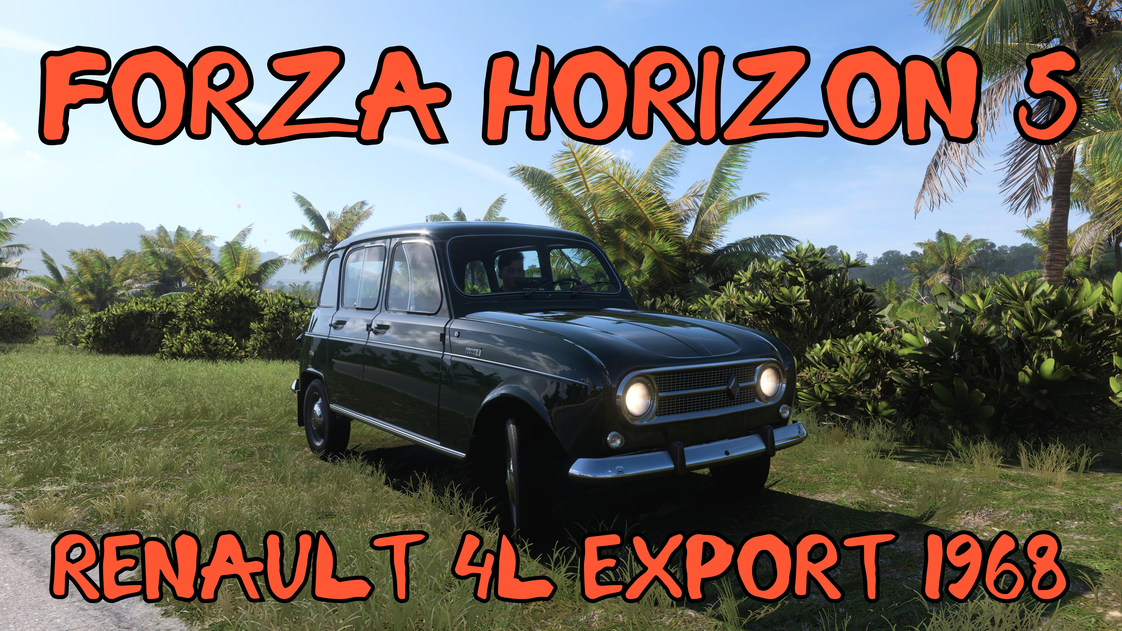 Renault 4L Export 1968 — винтажный автомобиль с историей в мире Forza Horizon 5 🔥🚘 смотреть онлайн