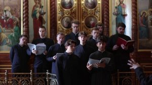 Херувимская песнь по обиходу Касторского, на мелодию «Во всю землю».