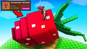 Вырастил ГИГАНТСКИЕ РАСТЕНИЯ с Новым ГРАНДМАСТЕР СПРИНКЛЕР в Grow a Garden в Роблокс!