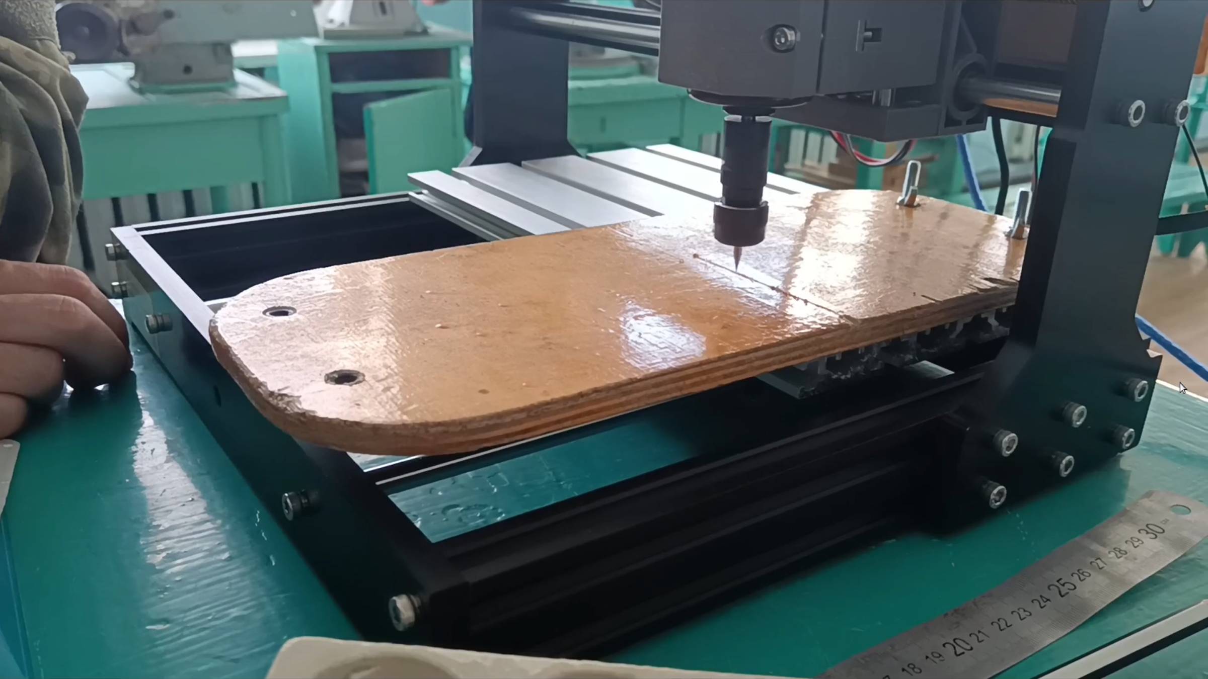 Создание G-Code программы для станка AZ-CNC3018F в Inkscape смотреть онлайн