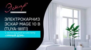 Электрокарниз MAGE 10 B (Tuya-WIFI). Сборка и монтаж электрокарниза. Упор на размещение ремня.