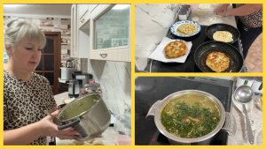 Спустили КАПУСТУ. Солянка и ЛЕПЕШКИ с КАРТОФЕЛЬНОЙ начинкой.