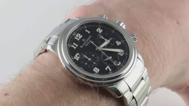 Обзор роскошных часов Blancpain Leman Flyback Chronograph 2185F-1130-71