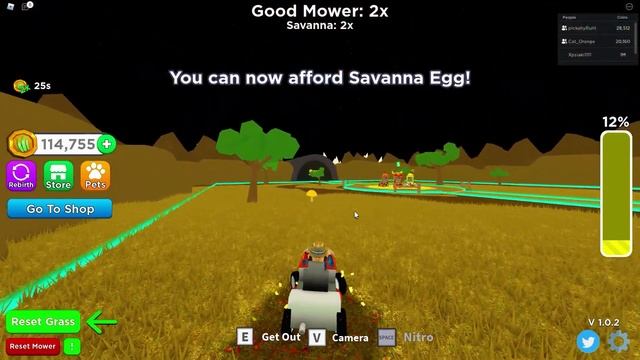 Я СТАЛ САДОВНИКОМ! СКОСИЛ ТРАВУ ЗА МИЛЛИОН! СИМУЛЯТОР ГАЗОНОКОСИЛКИ В ROBLOX смотреть онлайн