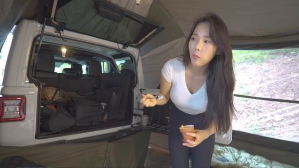 Kirin Camp Проливной дождь ☔ и гром и молния ⚡ Ночуем в одиночестве в облаках, меня трясет..?😭