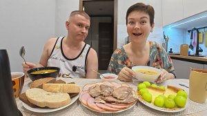 Мукбанг откуда у нас ДЕНЬГИ на БЕЗБЕДНУЮ жизнь?! В бюджете семьи должен быть ПОРЯДОК! Вкусный обед