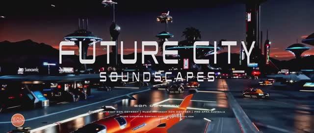 Future City Ambient Cyberpunk Music