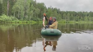 Рыбалка друзей в Томской области. 2025 год.