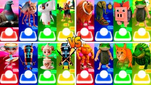 МЕГАМИКС ШПИОНИРО ГОЛУБИРО 🆚 ТРУЛИМЕРО ТРУЛИЧИНА 🆚 ДРУГИЕ БРЕЙНРОТ МЕМЫ | Tiles Hop №277-280