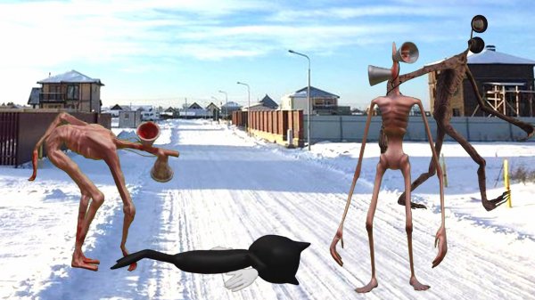 СИРЕНОГОЛОВЫЕ В РЕАЛЬНОЙ ЖИЗНИ / Siren Head vs Cartoon Cat in real Life