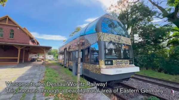 🚂 4К SmartTV ➤ Маршрут Верлиц-Дессау на редком двухэтажном трамвае! 🚂