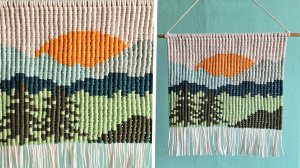 ПАННО "ГОРЫ"⛰️ в технике кавандоли | Мастер-класс