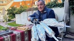 Вкусные свиные рёбрышки в фольге на мангале